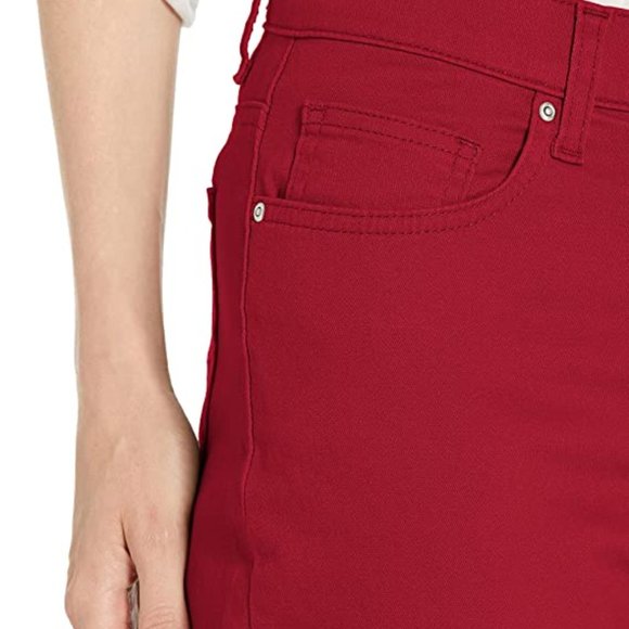 Lee Women Relaxed Fit Straight Leg Jean Rouge 10 S - Picture 3 of 10